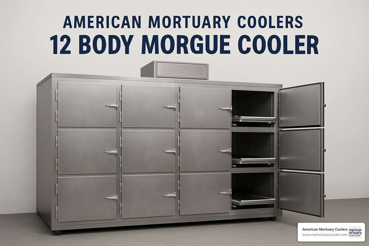 In Depth Guide to American Mortuary Coolers: 12 Body Morgue Cooler Options - American Mortuary Coolers & Equipments In Depth Guide to American Mortuary Coolers: 12 Body Morgue Cooler Options - American Mortuary Coolers & Equipments